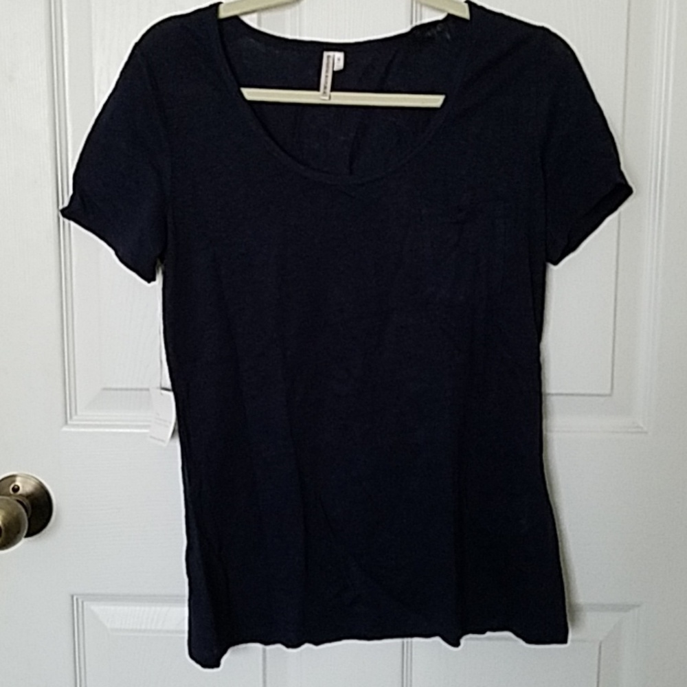 Linen signature tee